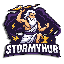 Logo serwera ⚡ StormyHub.pl - 💜 MineStar LifeSteal Practice 💜